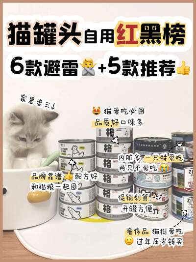 猫罐头怎么挑不踩雷？主食罐和零食罐全解析
