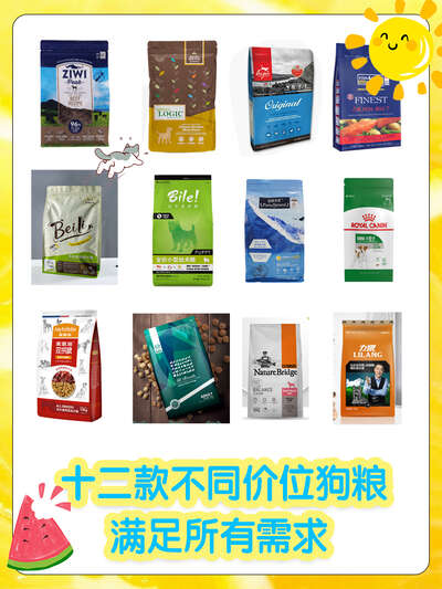 十二款不同价位狗粮全解析，满足所有养狗家庭需求