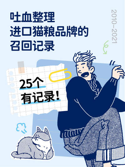 进口猫粮品牌召回记录大全：25个品牌有过问题你买过几个