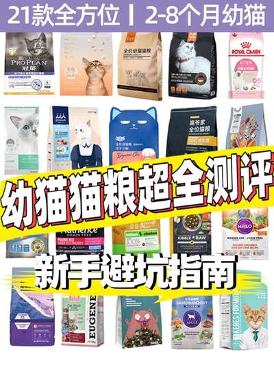 5款幼猫粮对比测评｜高蛋白无谷物选购指南